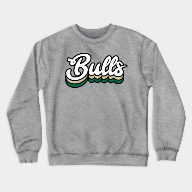 Bulls - University of South Florida Crewneck Sweatshirt by Josh Wuflestad